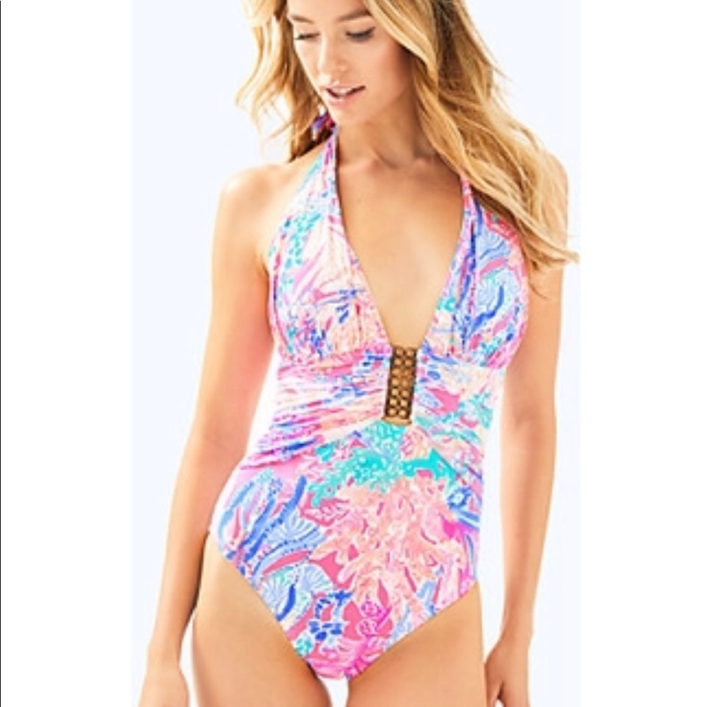 Lilly swim one piece tankini lanai style